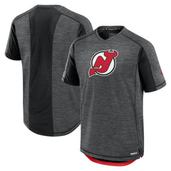 New Jersey Devils Fanatics Authentic Pro Rink Tech T-Shirt - Black T-shirts