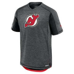 New Jersey Devils Fanatics Authentic Pro Rink Tech T-Shirt - Black T-shirts