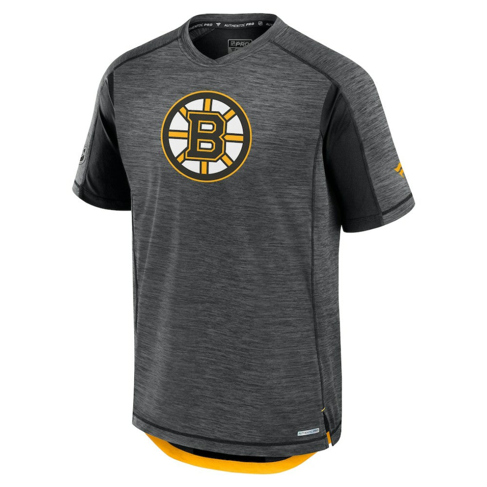 Boston Bruins Fanatics Authentic Pro Rink Tech T-Shirt - Black T-shirts