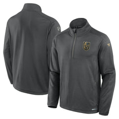 Vegas Golden Knights Fanatics Authentic Pro Rink Quarter-Zip Jacket - Gray Jackets