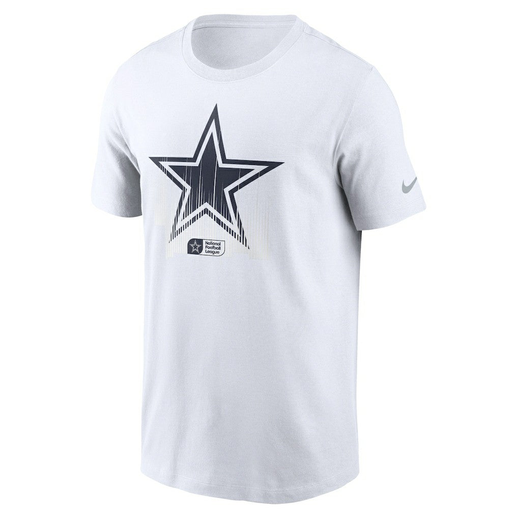 Dallas Cowboys Faded Essential T-Shirt - White cheap