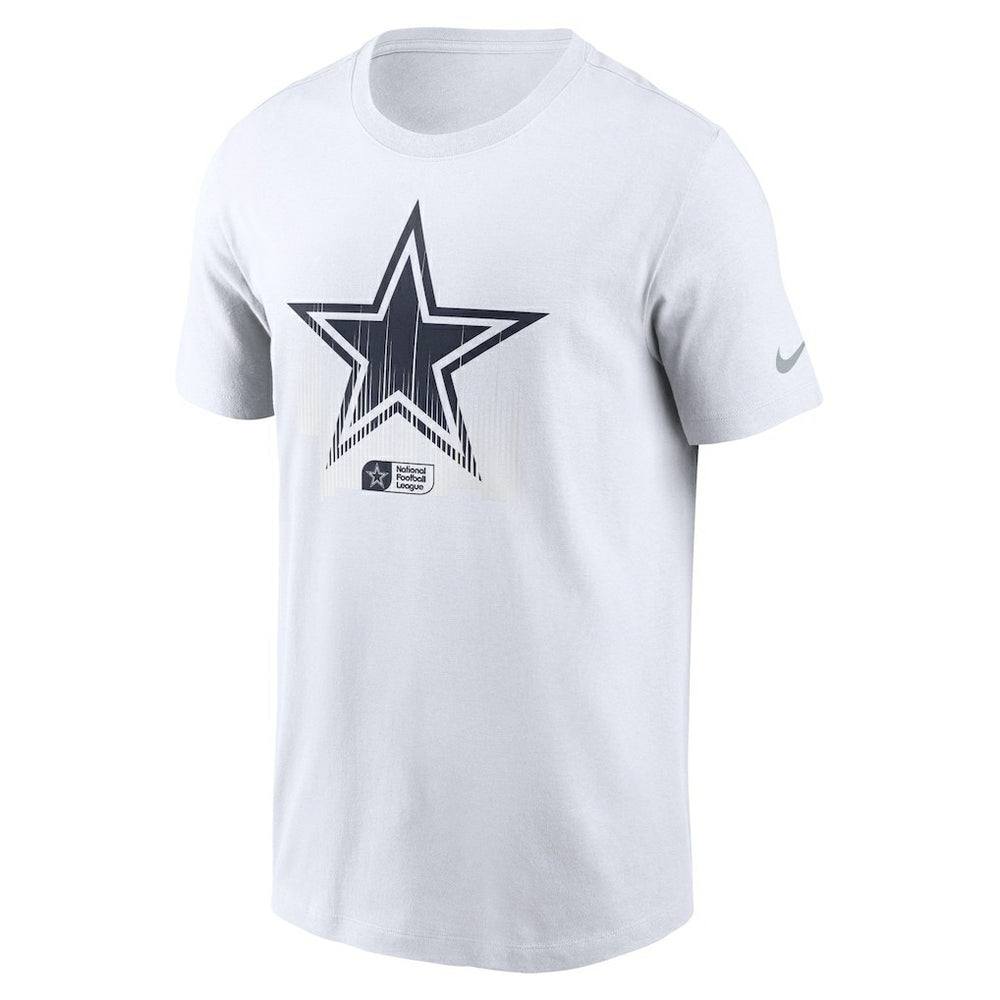 Dallas Cowboys Faded Essential T-Shirt - White cheap