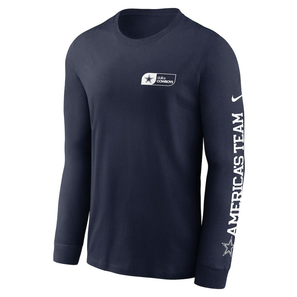 Dallas Cowboys America's Team Essential Long Sleeve T-Shirt - Navy cheap