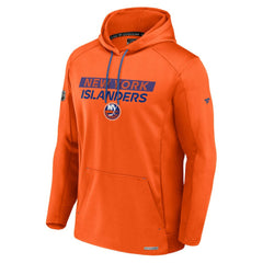 New York Islanders Fanatics Authentic Pro Rink Fleece Pullover Hoodie - Orange Hoodies