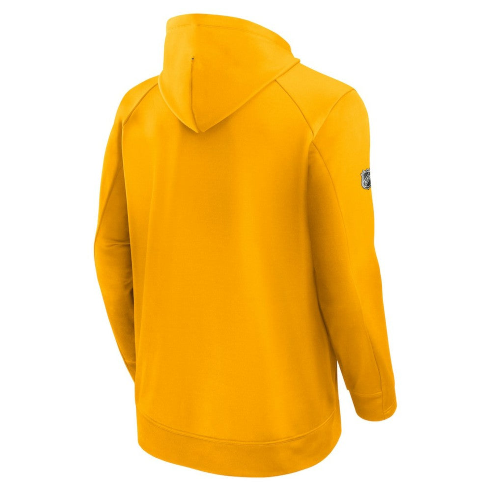 Boston Bruins Fanatics Authentic Pro Rink Fleece Pullover Hoodie - Gold Hoodies