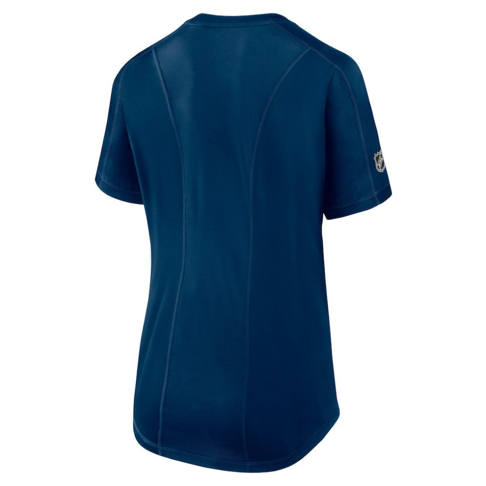 Seattle Kraken Fanatics Women's Authentic Pro Rink T-Shirt - Deep Sea Blue T-shirts