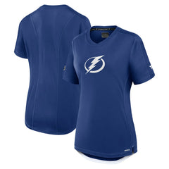 Tampa Bay Lightning Fanatics Women's Authentic Pro Rink Tech T-Shirt - Blue T-shirts