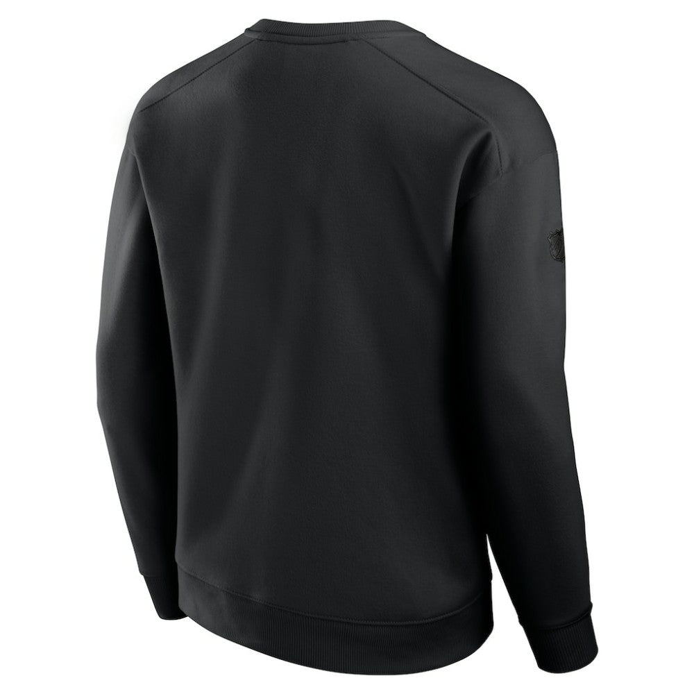 Detroit Red Wings Fanatics Authentic Pro Road Fleece Pullover Sweatshirt - Black Sweatshirts