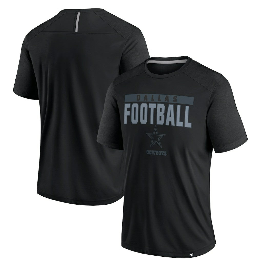 Dallas Cowboys Defender Blackout T-Shirt - Black discount