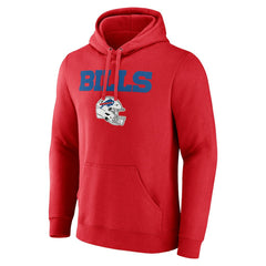 Josh Allen Buffalo Bills Team Wordmark Player Name & Number Pullover Hoodie - Red sale