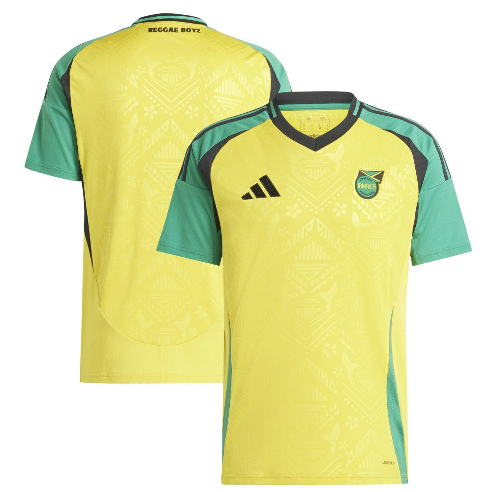 Jamaica National Team 2024 Home Replica Jersey - Yellow on sale