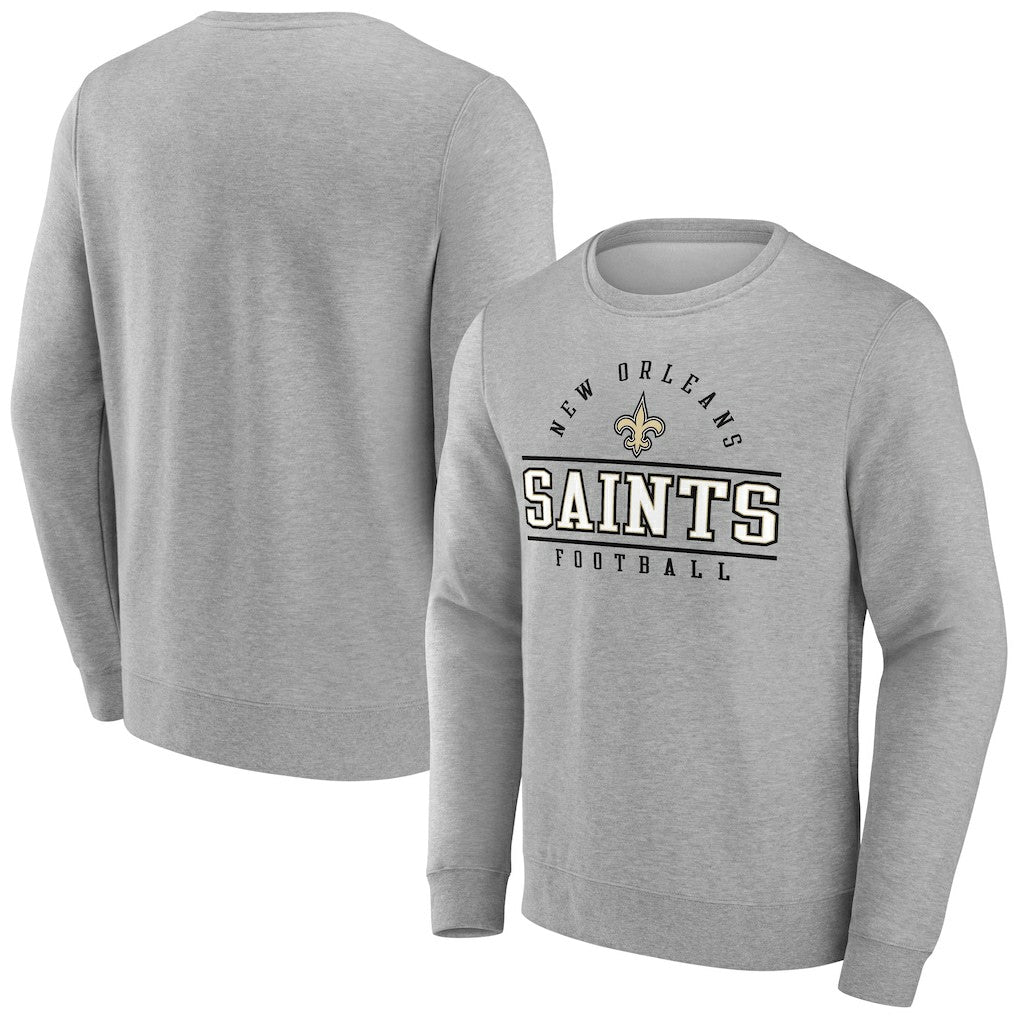 New Orleans Saints Extreme Tackle Sweatshirt - Heather Gray sale