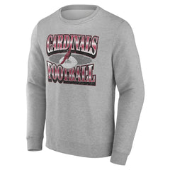 Arizona Cardinals Chance Throwback Fleece Pullover Sweatshirt - Heather Gray on sale
