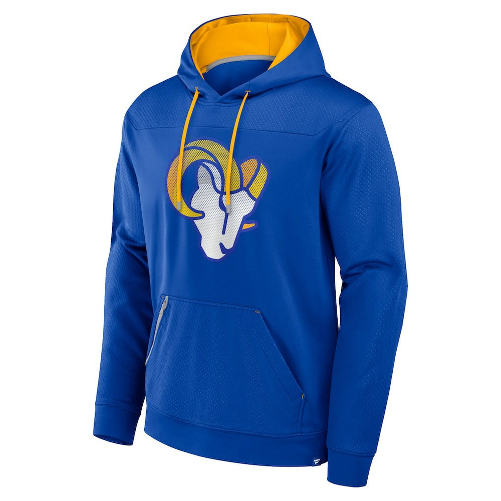 Los Angeles Rams Defender Pullover Hoodie - Royal discount