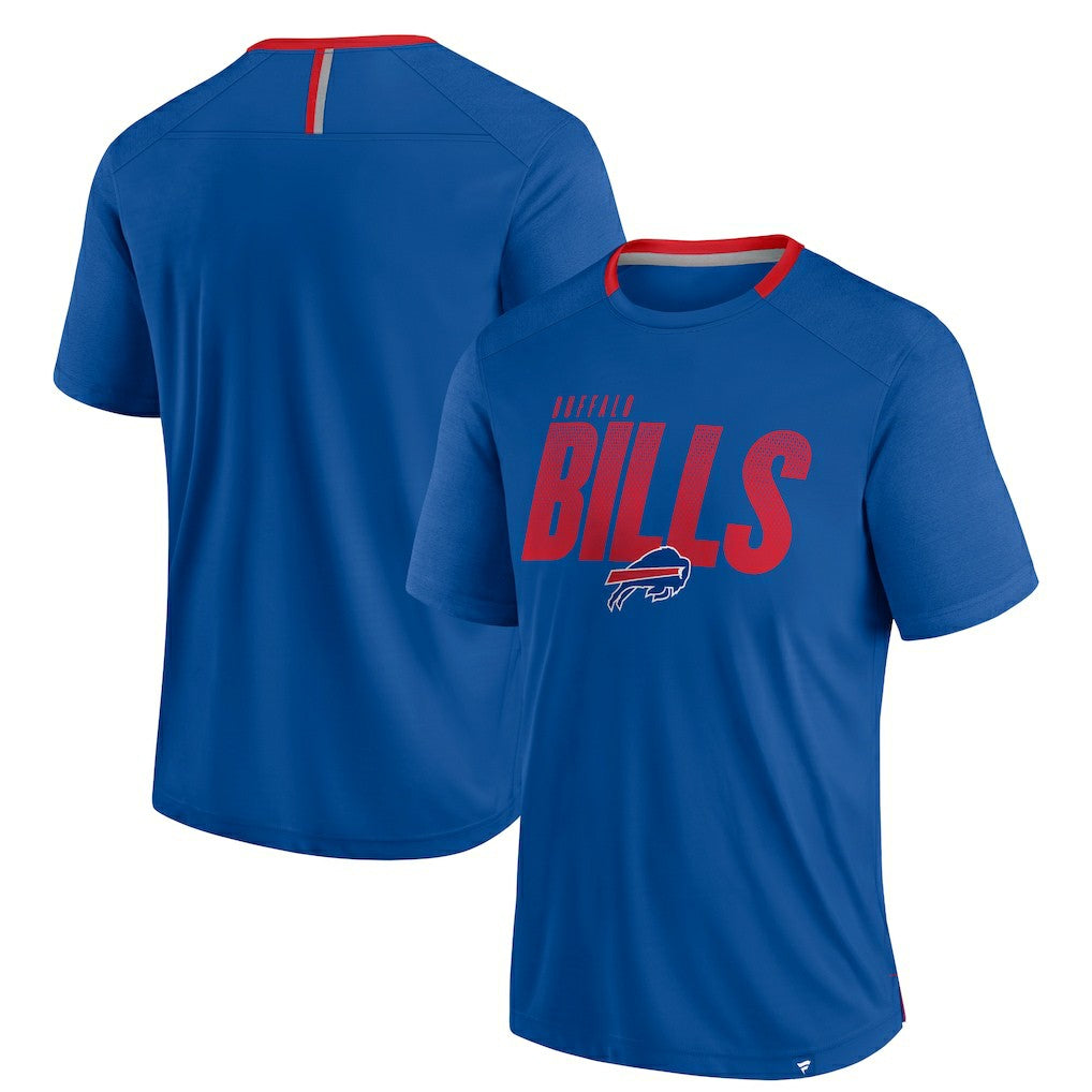 Buffalo Bills Defender Fade Slant T-Shirt - Royal outlet