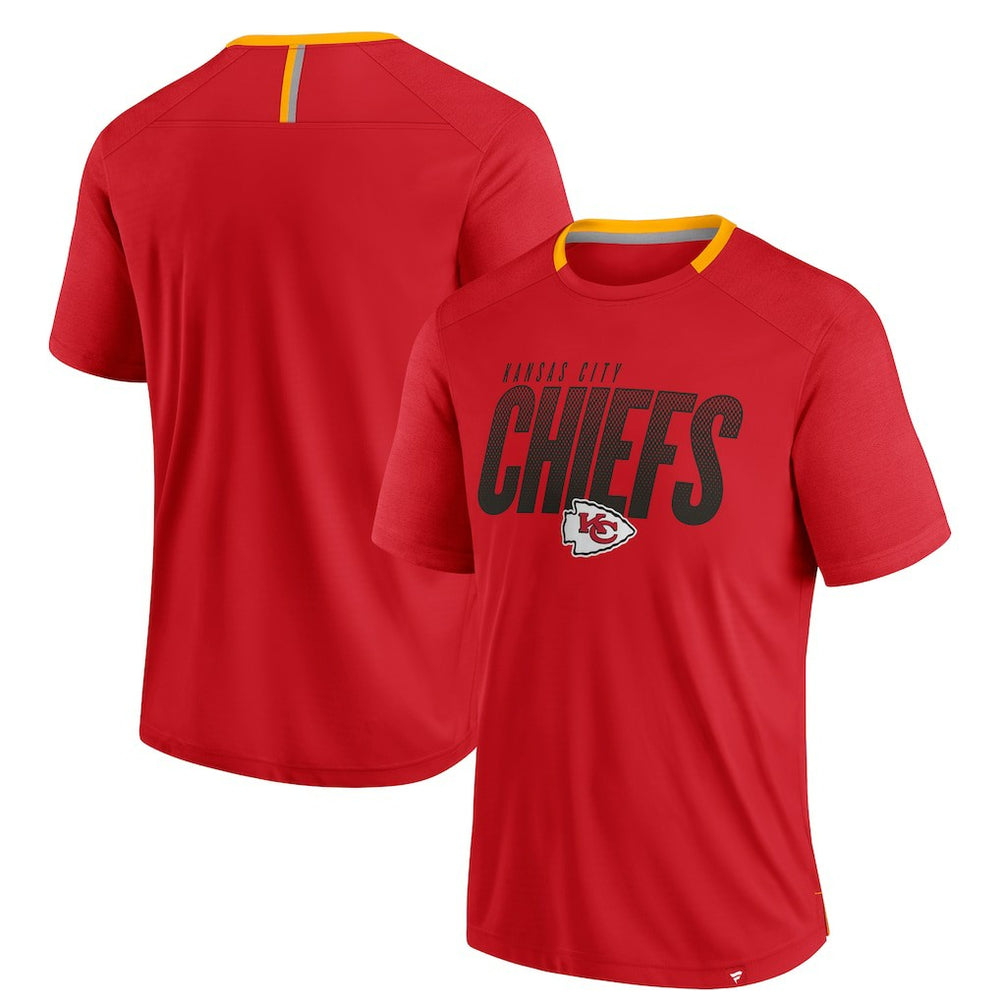 Kansas City Chiefs Defender Fade Slant T-Shirt - Red online