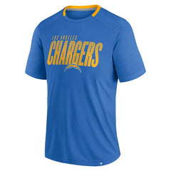 Los Angeles Chargers Defender Fade Slant T-Shirt - Powder Blue discount