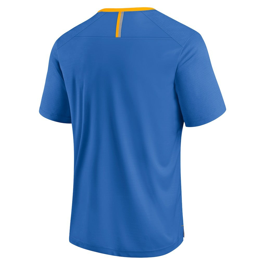 Los Angeles Chargers Defender Fade Slant T-Shirt - Powder Blue discount