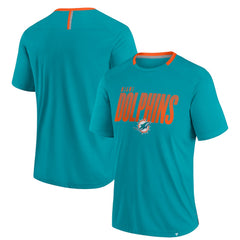 Miami Dolphins Defender Fade Slant T-Shirt - Aqua cheap