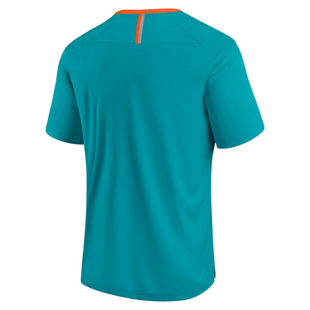 Miami Dolphins Defender Fade Slant T-Shirt - Aqua cheap