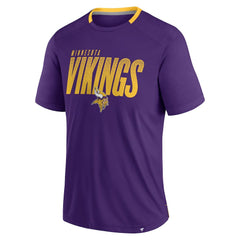 Minnesota Vikings Defender Fade Slant T-Shirt - Purple discount