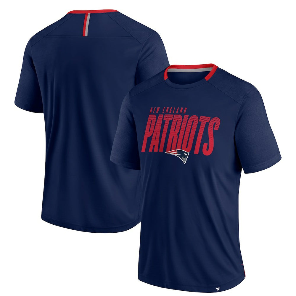 New England Patriots Defender Fade Slant T-Shirt - Navy discount