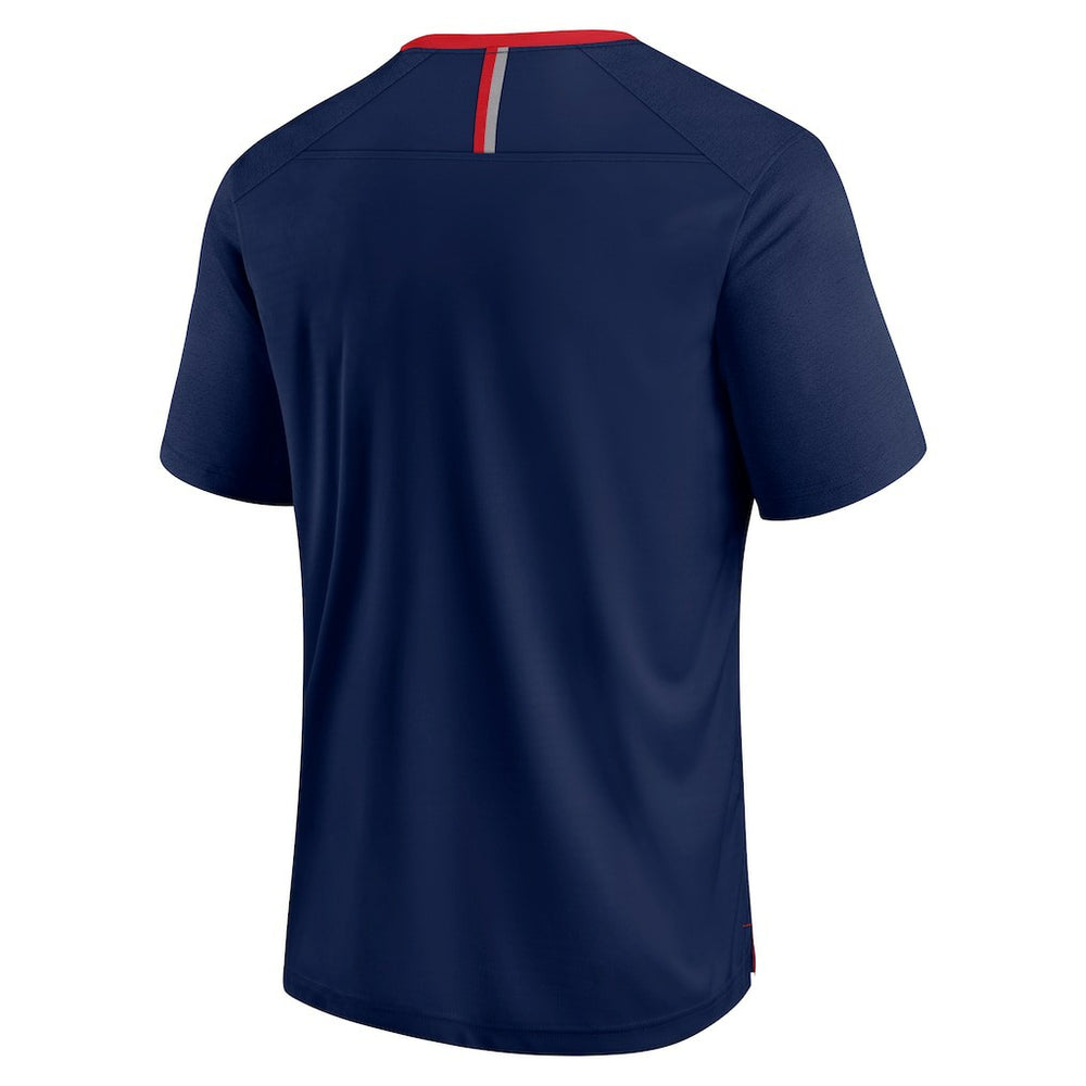 New England Patriots Defender Fade Slant T-Shirt - Navy discount