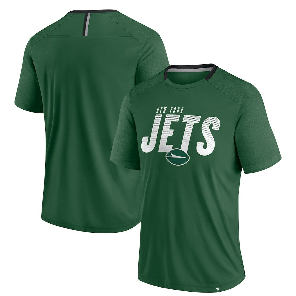 New York Jets Defender Fade Slant T-Shirt - Green discount
