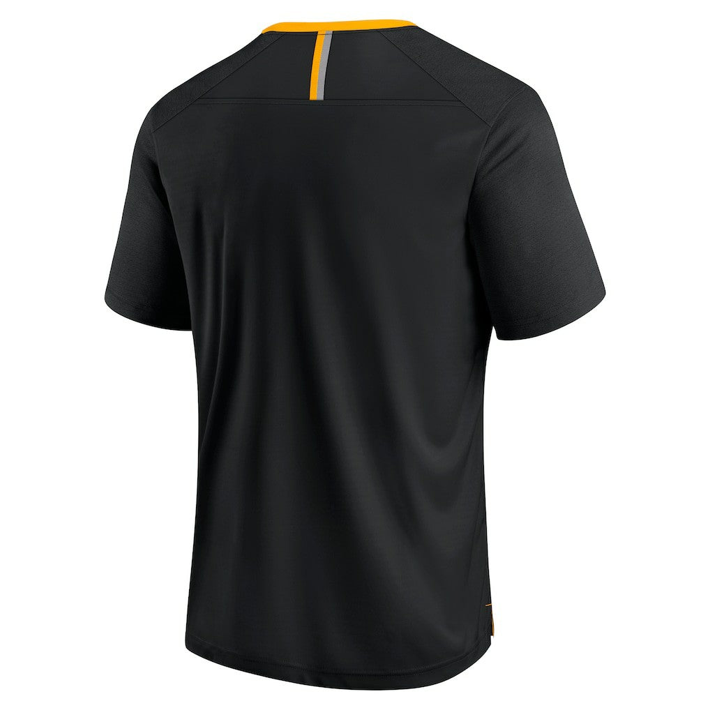 Pittsburgh Steelers Defender Fade Slant T-Shirt - Black on sale