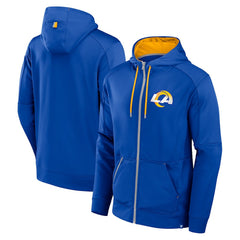 Los Angeles Rams Defender Full-Zip Hoodie - Royal discount