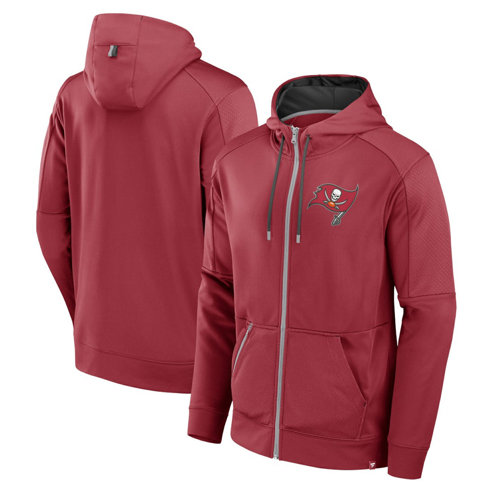 Tampa Bay Buccaneers Defender Full-Zip Hoodie - Red for sale