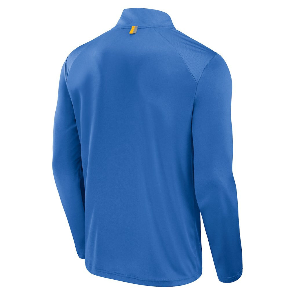 Los Angeles Chargers Defender Long Sleeve Quarter-Zip Jacket - Powder Blue outlet