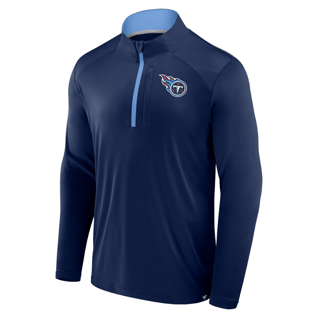 Tennessee Titans Defender Long Sleeve Quarter-Zip Jacket - Navy for sale