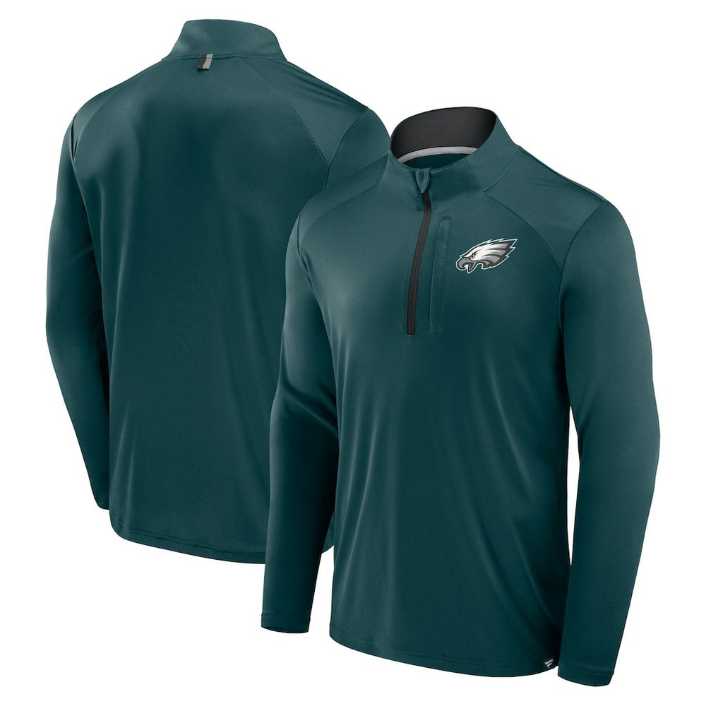 Philadelphia Eagles Defender Long Sleeve Quarter-Zip Jacket - Midnight Green online