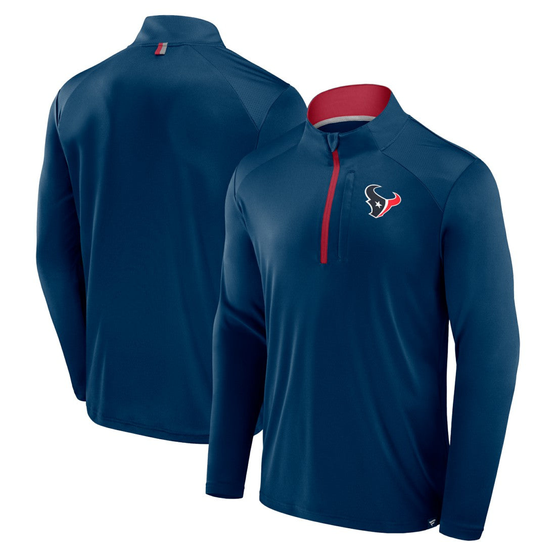 Houston Texans Defender Long Sleeve Quarter-Zip Jacket - Navy cheap
