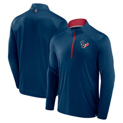 Houston Texans Defender Long Sleeve Quarter-Zip Jacket - Navy cheap