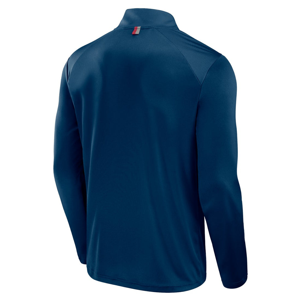 Houston Texans Defender Long Sleeve Quarter-Zip Jacket - Navy cheap