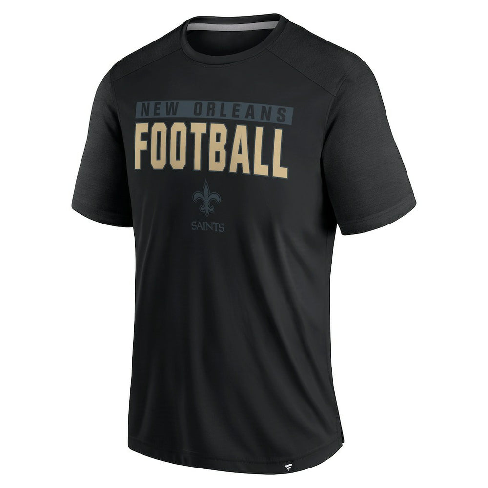 New Orleans Saints Defender Blackout T-Shirt - Black discount