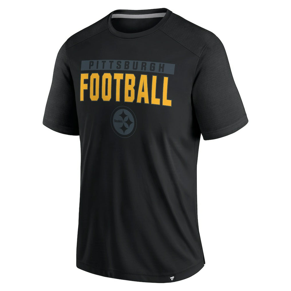 Pittsburgh Steelers Defender Blackout T-Shirt - Black cheap