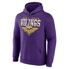Minnesota Vikings Geometric Chrome Pullover Hoodie - Purple outlet
