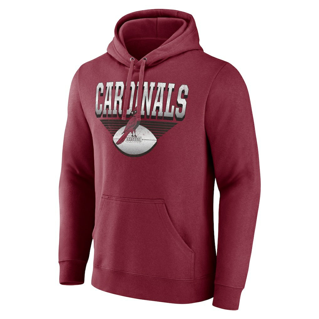 Arizona Cardinals Geometric Chrome Pullover Hoodie - Cardinal cheap