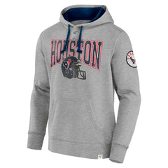 Houston Texans Label Maker Pullover Hoodie - Heather Gray sale