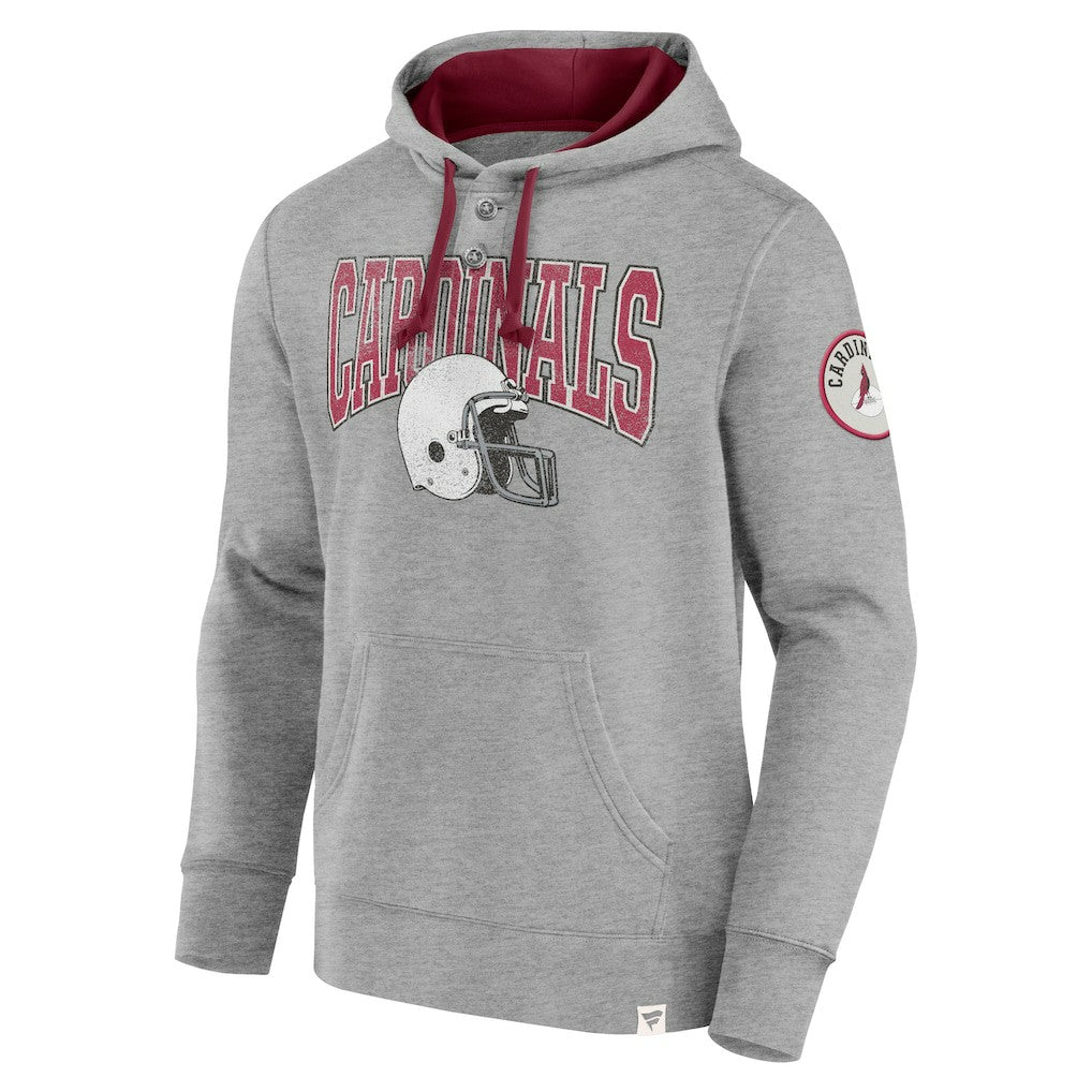 Arizona Cardinals Label Maker Pullover Hoodie - Heather Gray on sale