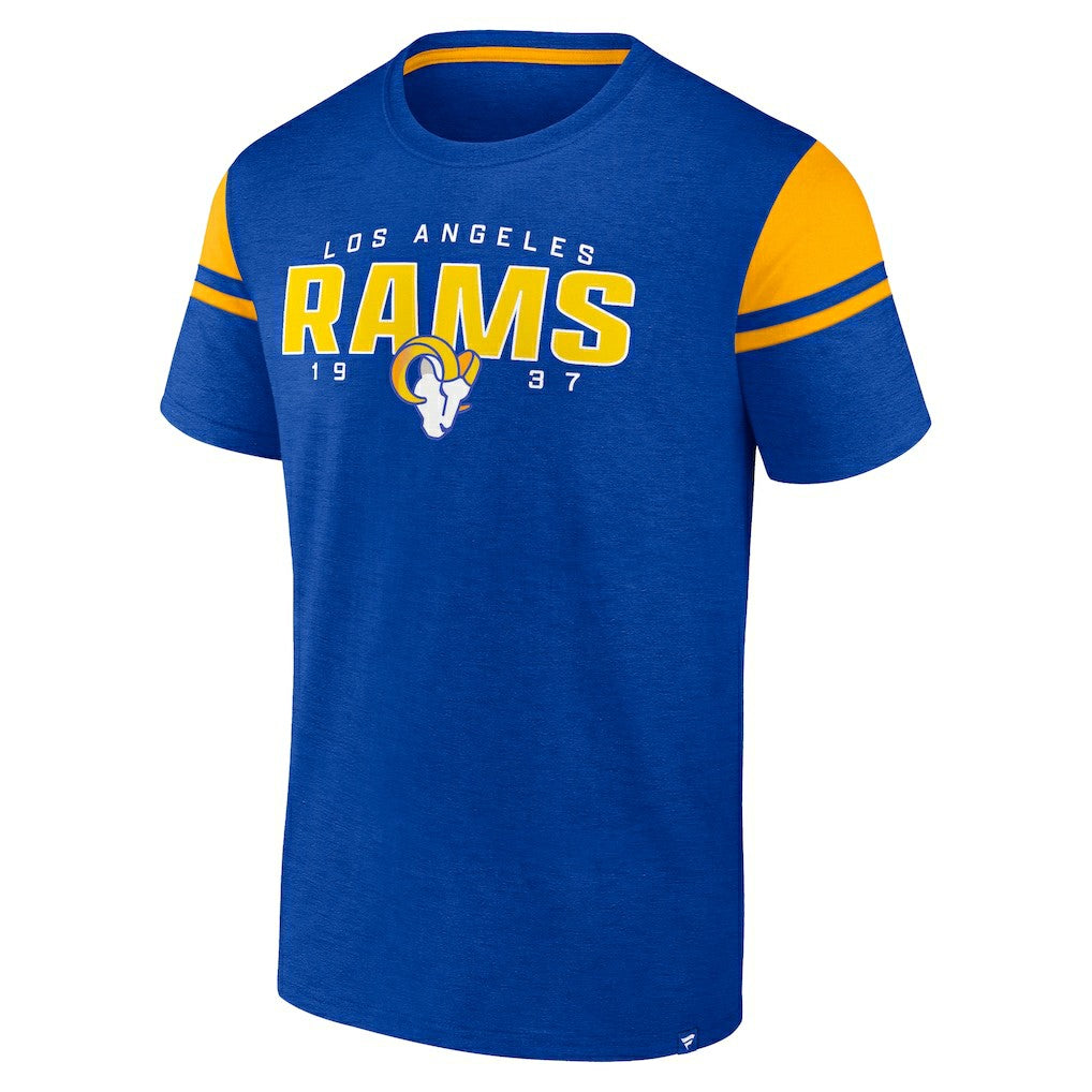 Los Angeles Rams Old School Play Slub T-Shirt - Royal on sale