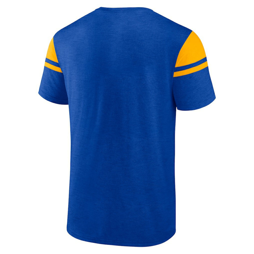 Los Angeles Rams Old School Play Slub T-Shirt - Royal on sale