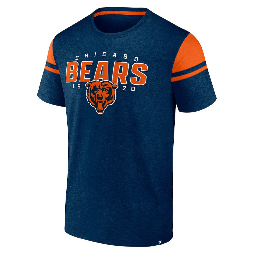 Chicago Bears Old School Play Slub T-Shirt - Navy online