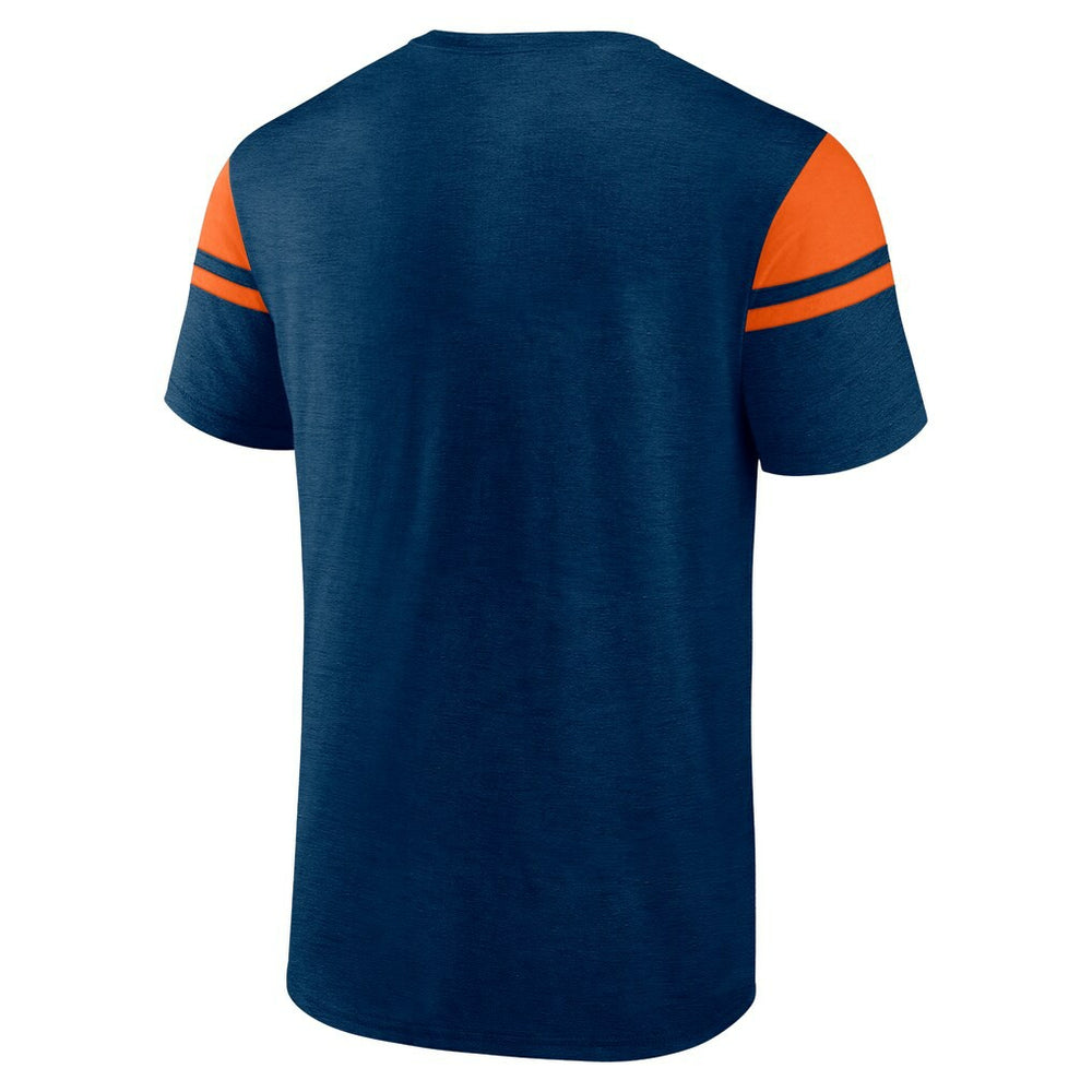 Chicago Bears Old School Play Slub T-Shirt - Navy online