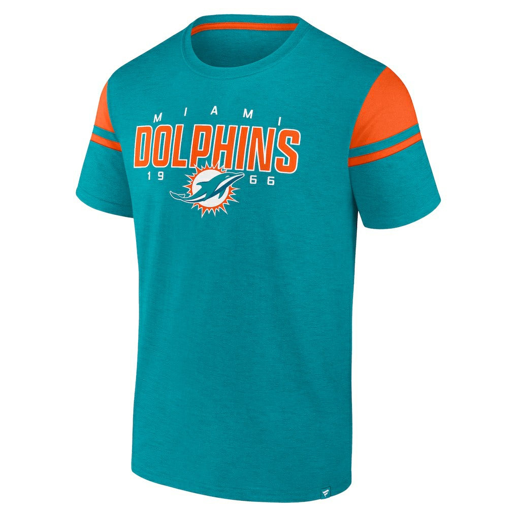 Miami Dolphins Old School Play Slub T-Shirt - Aqua for sale