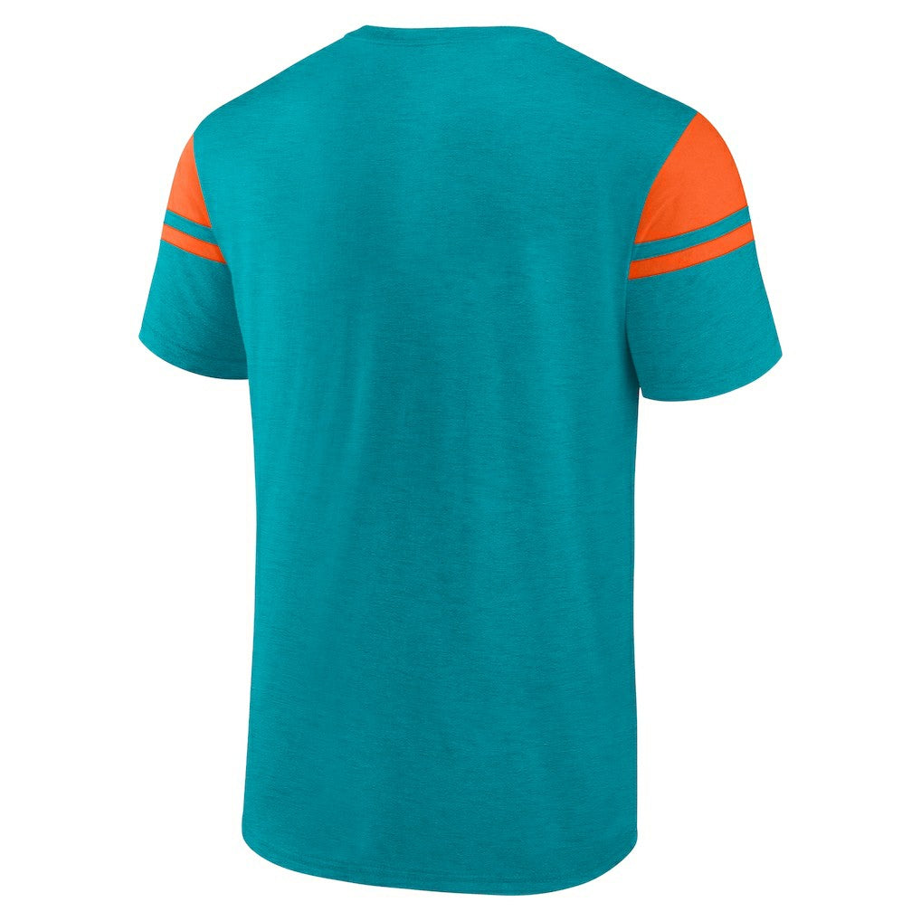 Miami Dolphins Old School Play Slub T-Shirt - Aqua for sale