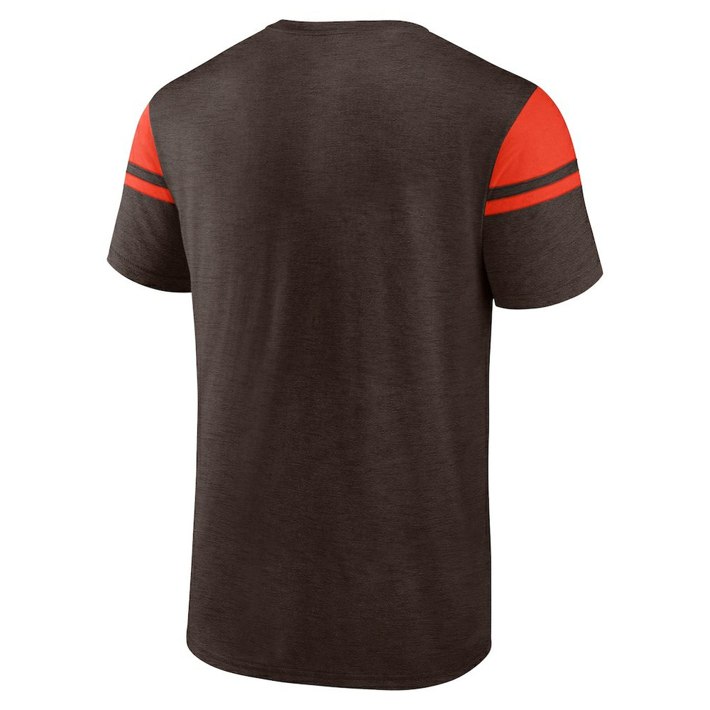 Cleveland Browns Old School Play Slub T-Shirt - Brown for sale
